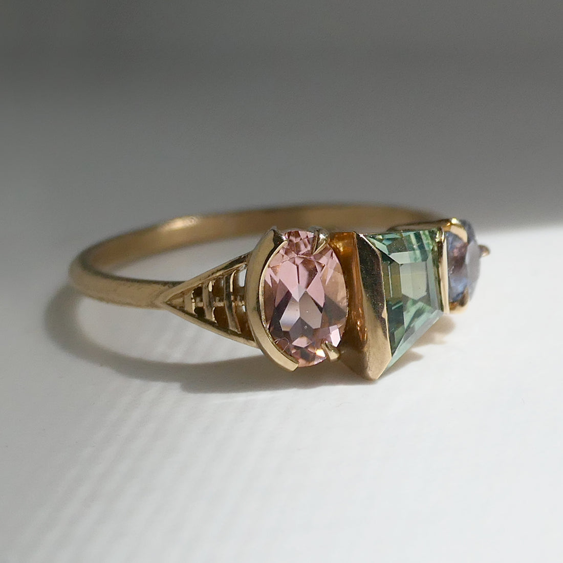 14k Composition Ring No.2- One of a Kind