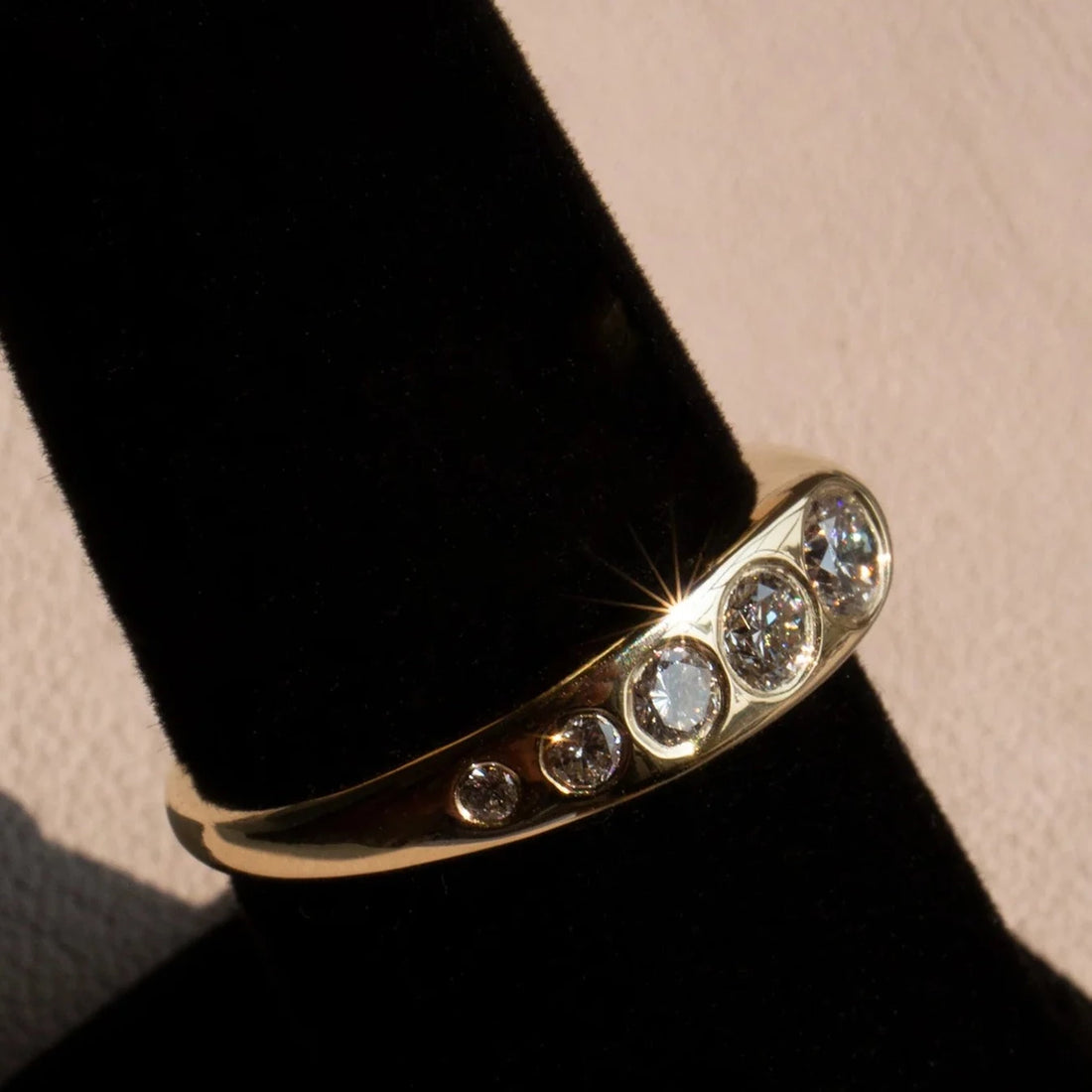 14k Grey Diamond Lila Suprima Ring