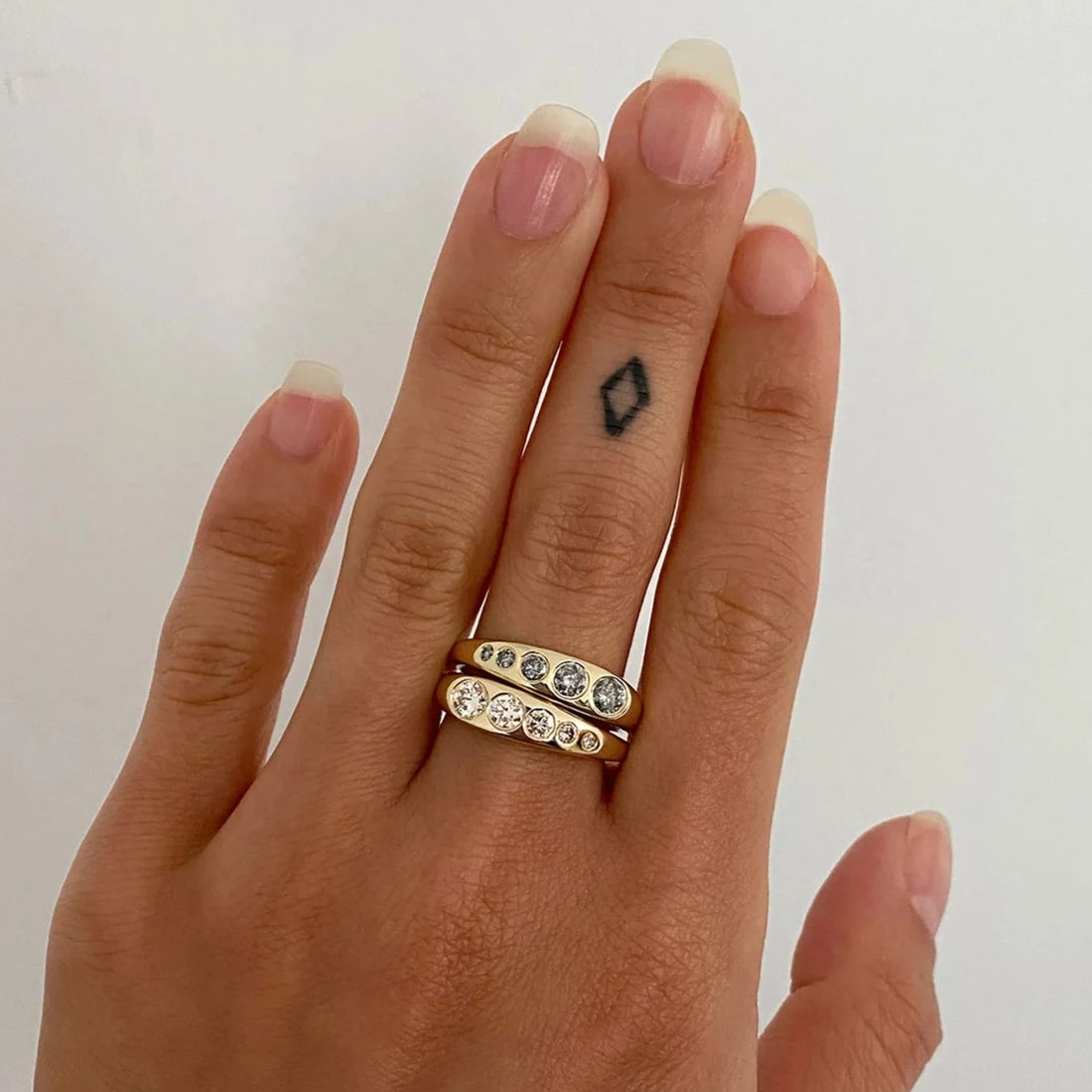 14k Grey Diamond Lila Suprima Ring