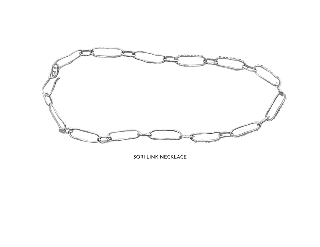 Silver Sori Link Necklace