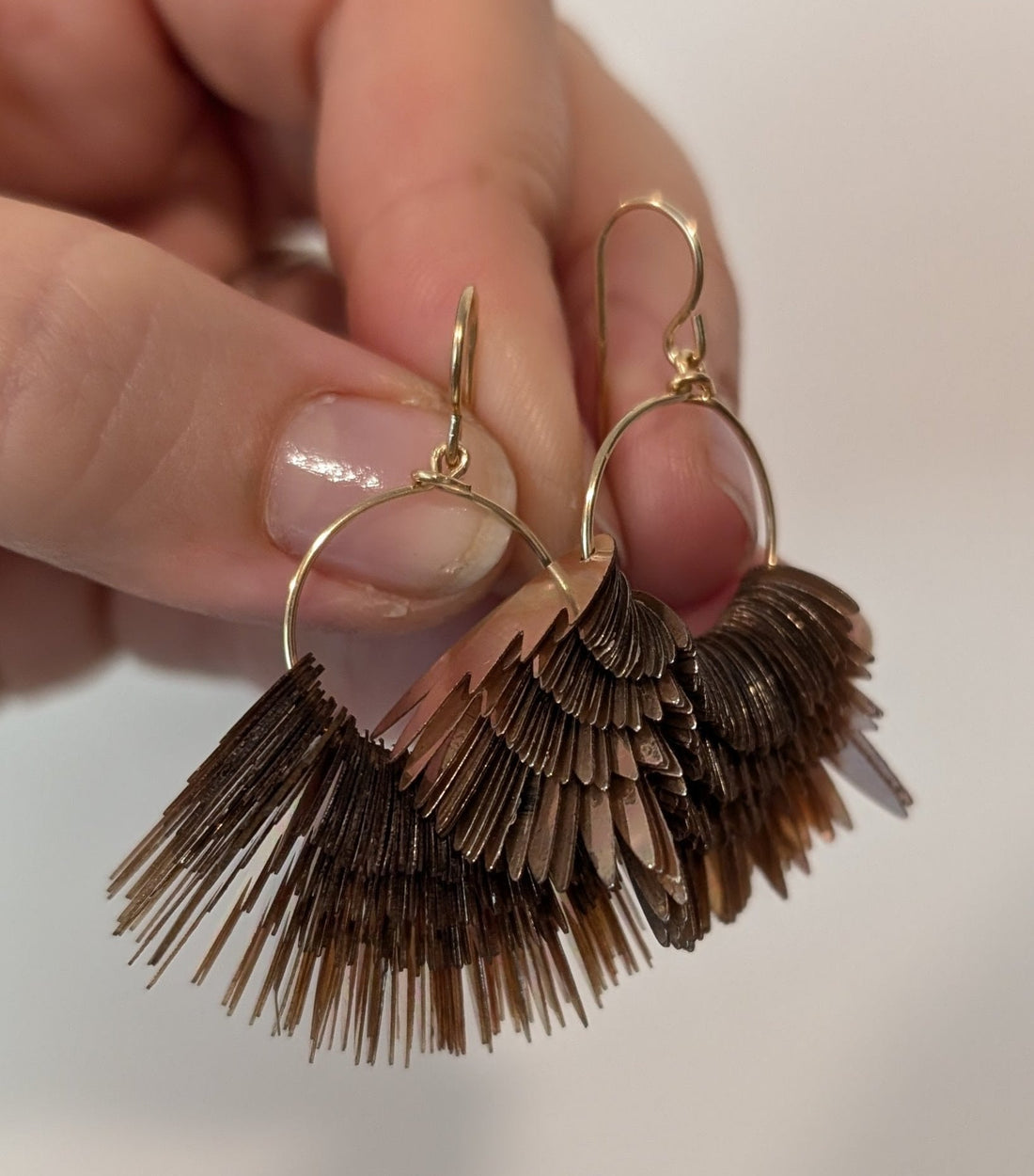 Feathers Hoops- small