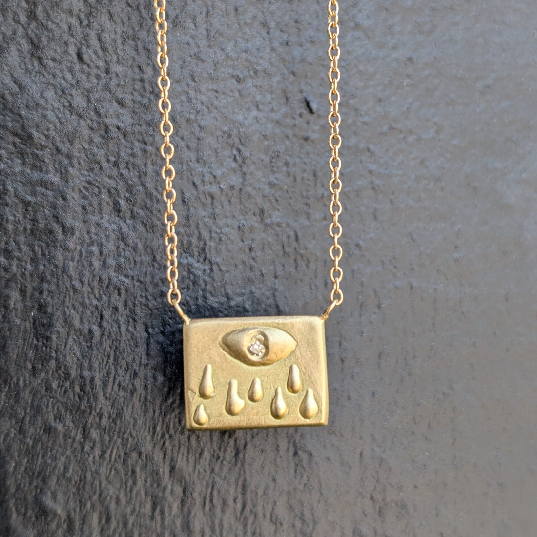 Memento Mori Pendant - OOAK