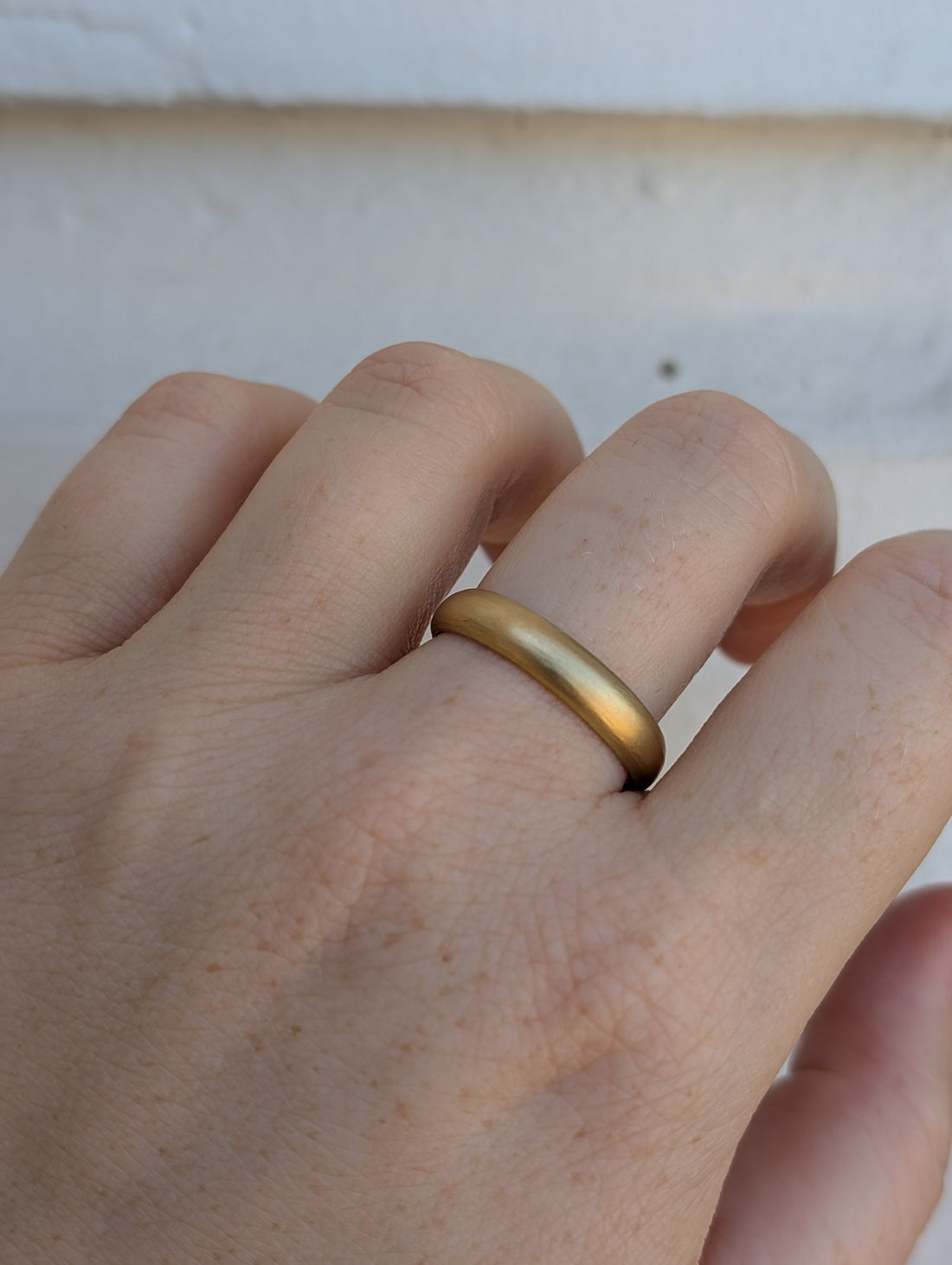 Half Round Band 18k