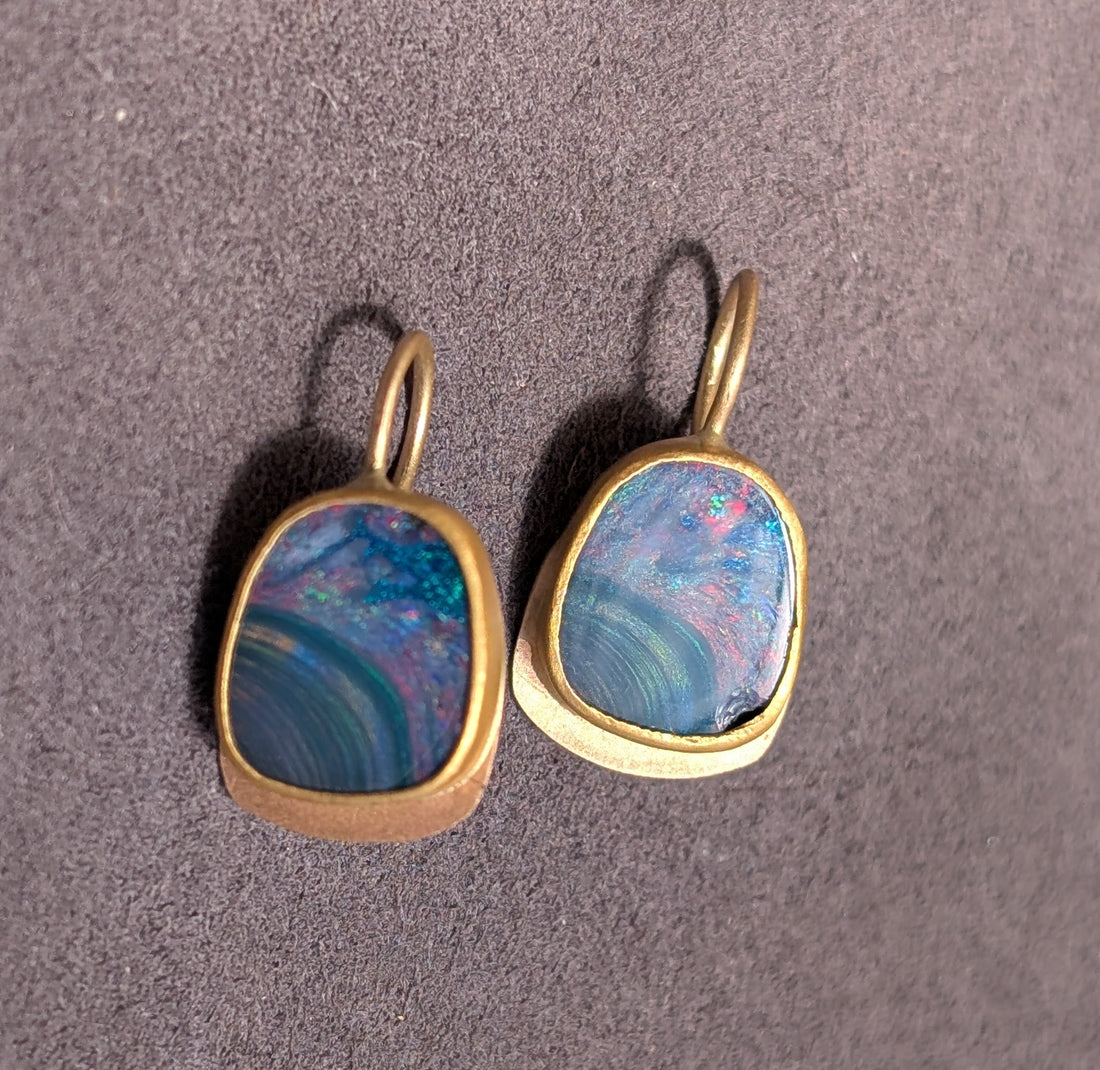 Opal Doublet Earrings