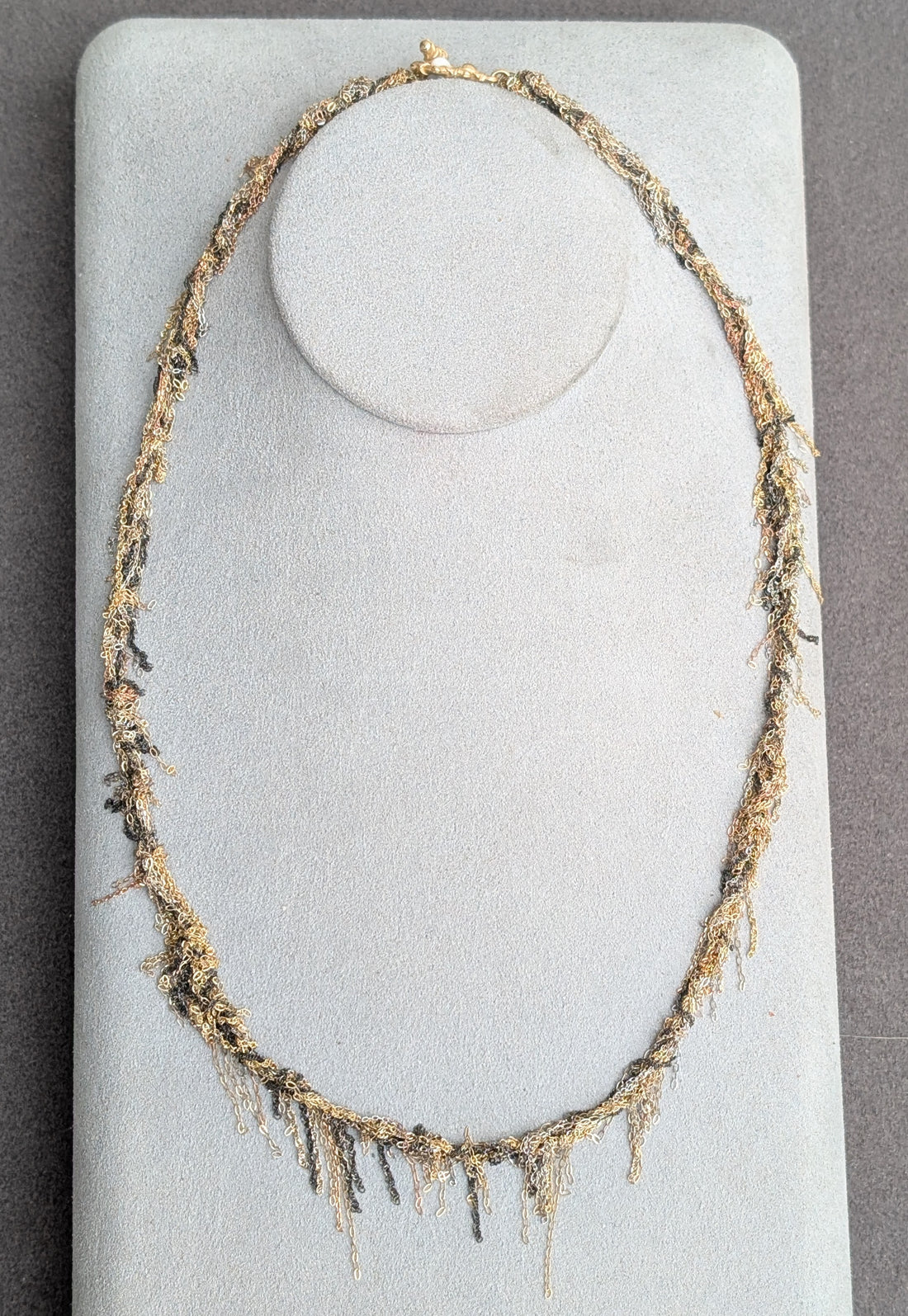 Chain Necklace- Black Gold