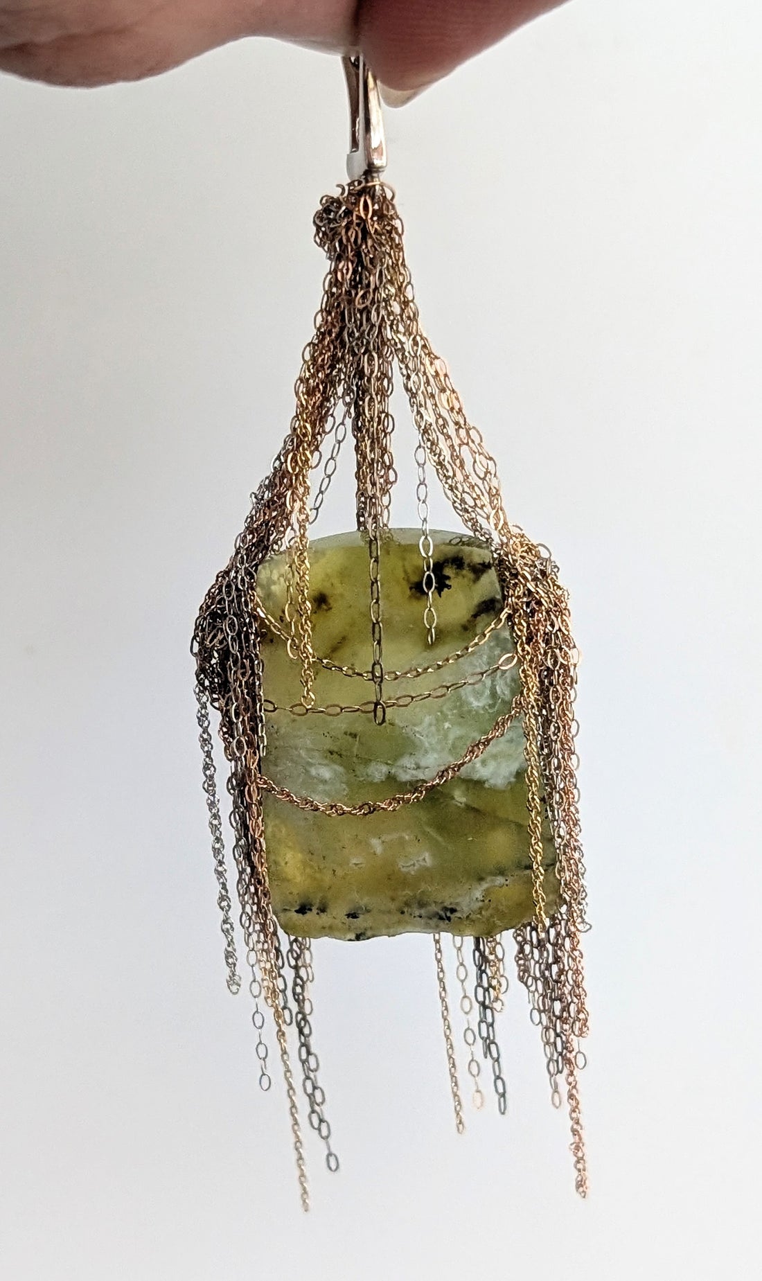 Variscite/Brazilian Opal Earrings