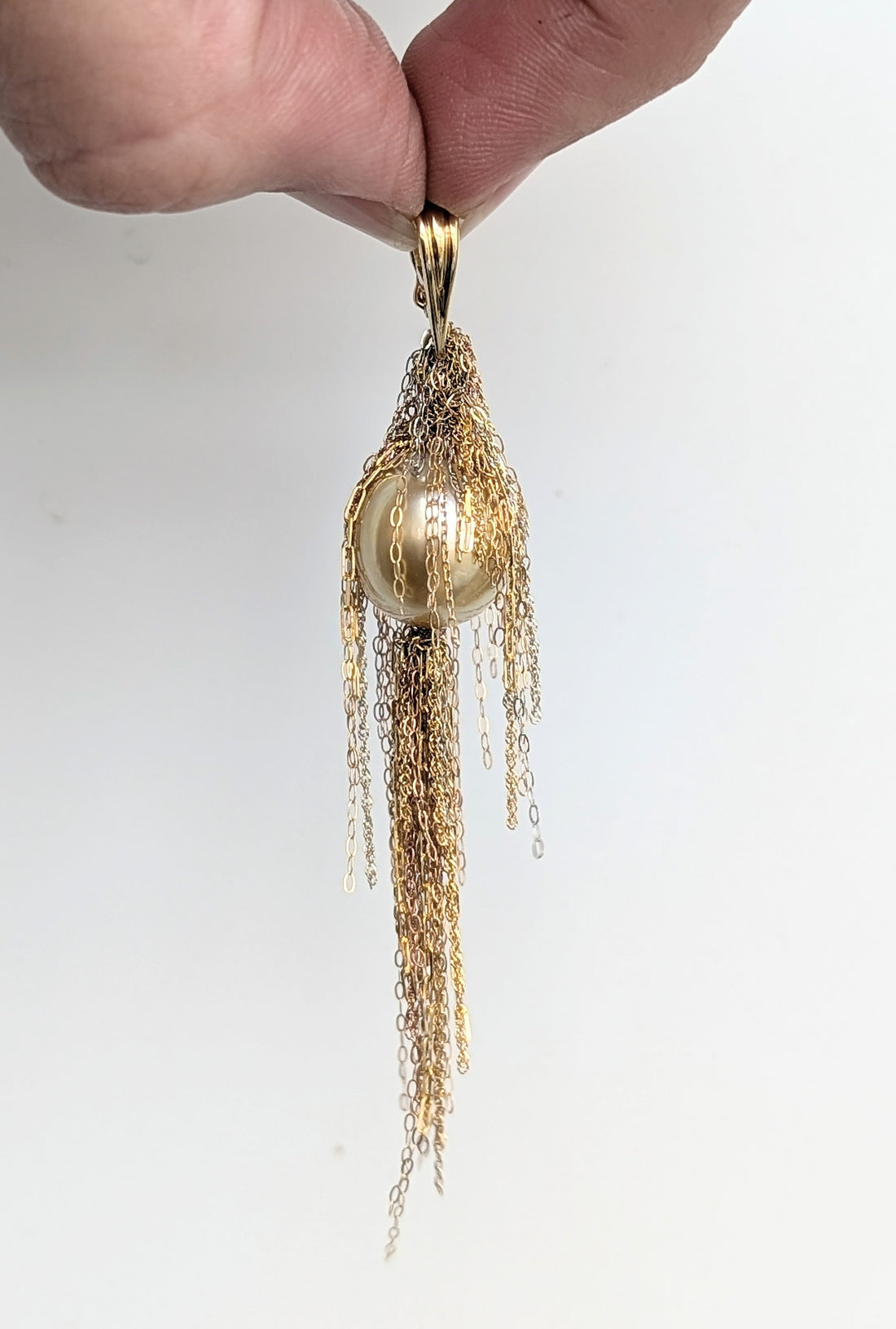 Golden South Sea Pearl Pendant