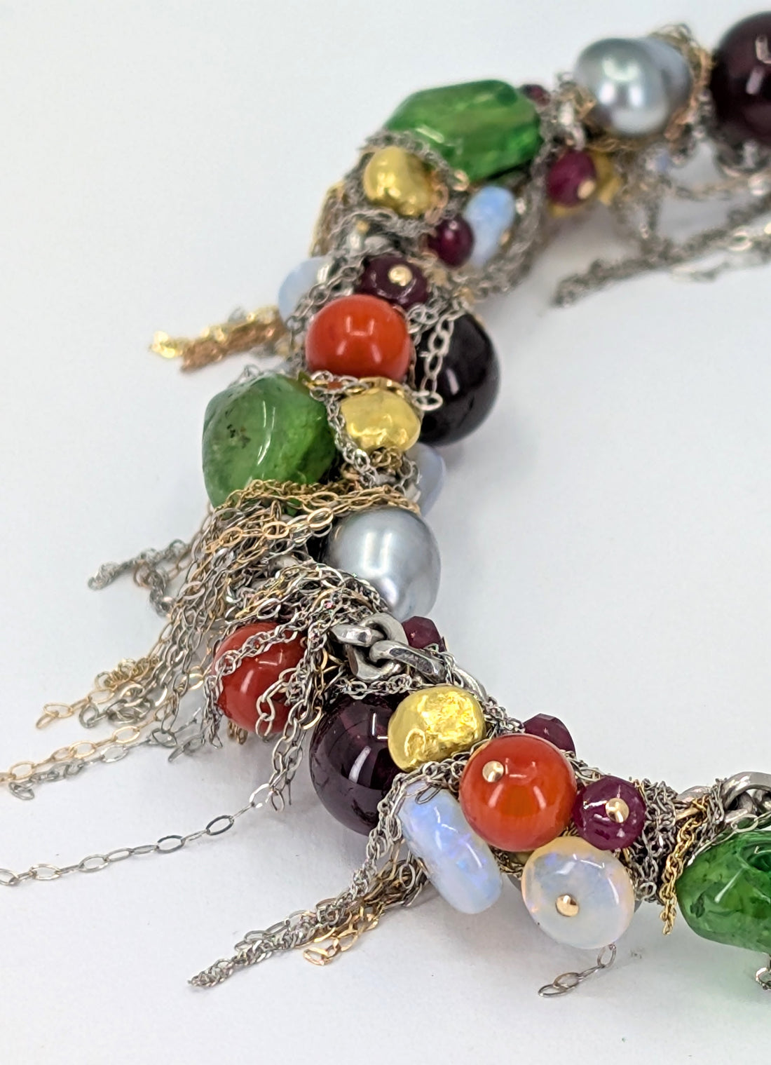 Tahitian Pearl and Gemstone Bracelet
