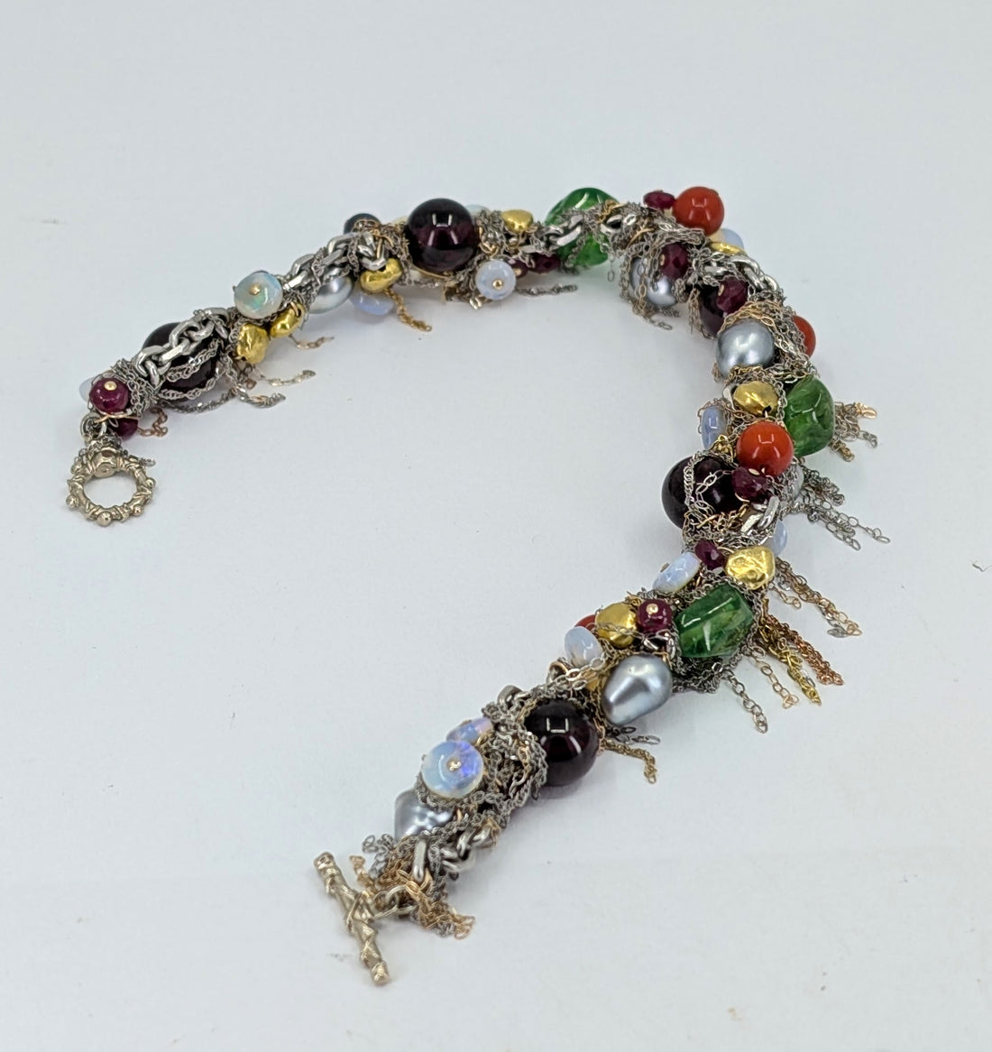 Tahitian Pearl and Gemstone Bracelet