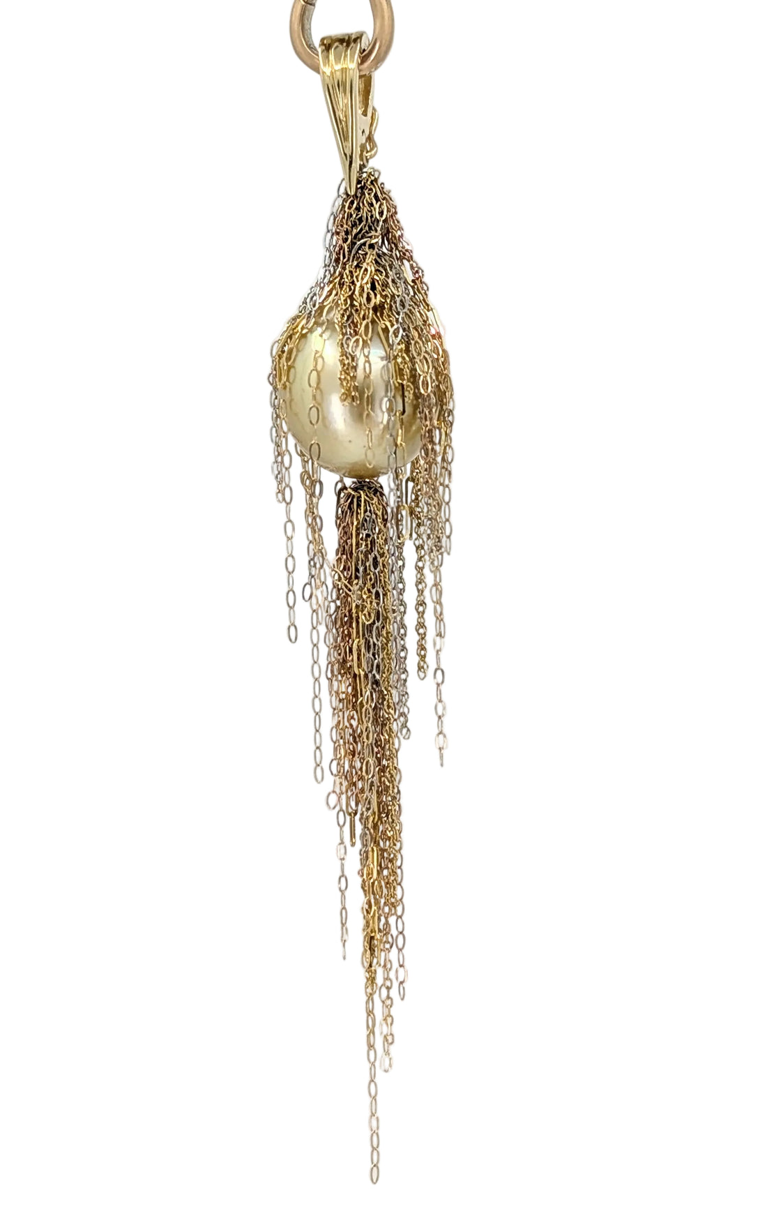 Golden South Sea Pearl Pendant