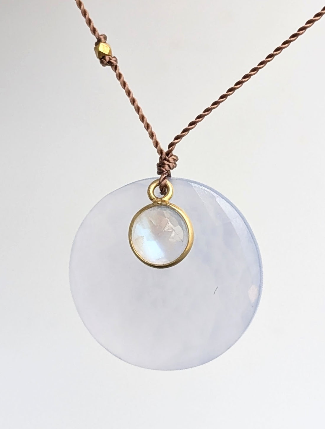 Chalcedony + Moonstone 18k