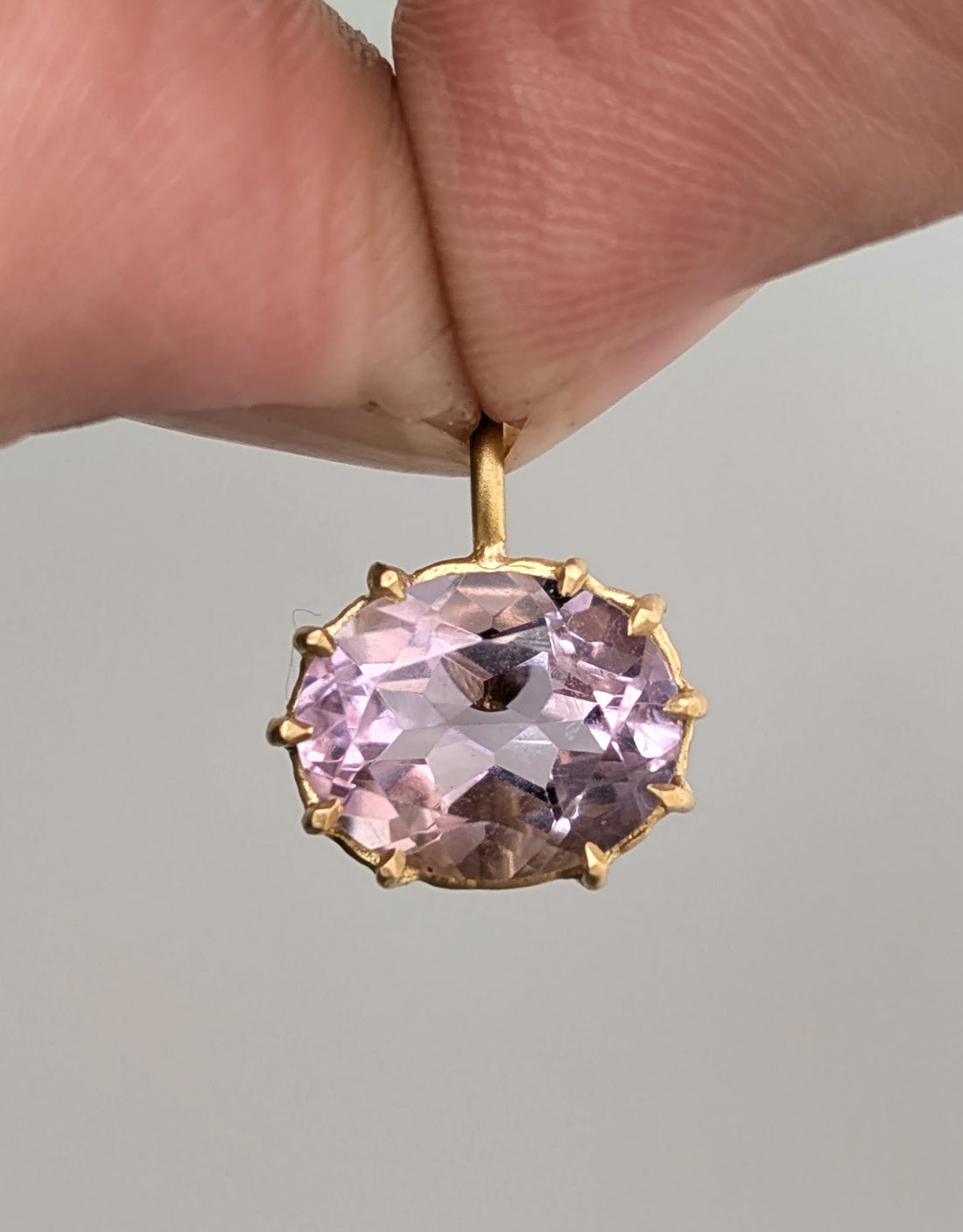 Amethyst Basket Pendant - MTO