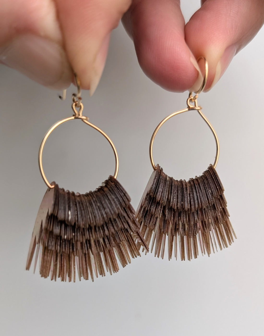 Feathers Hoops- small