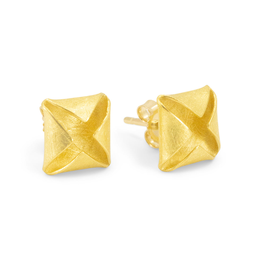 22k Little Box Studs