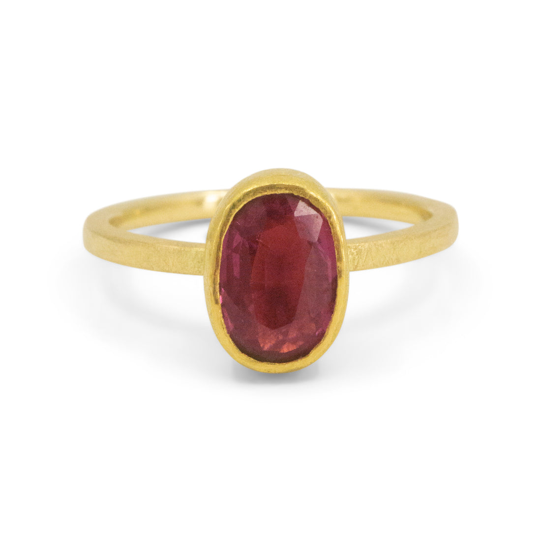 Oval Garnet Ring