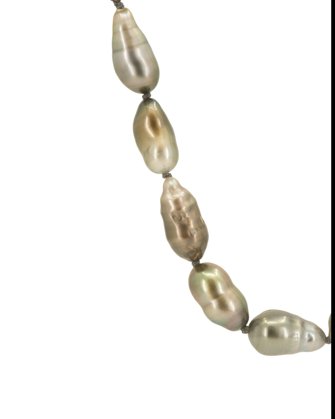 Freeform Keshi Pearl Necklace