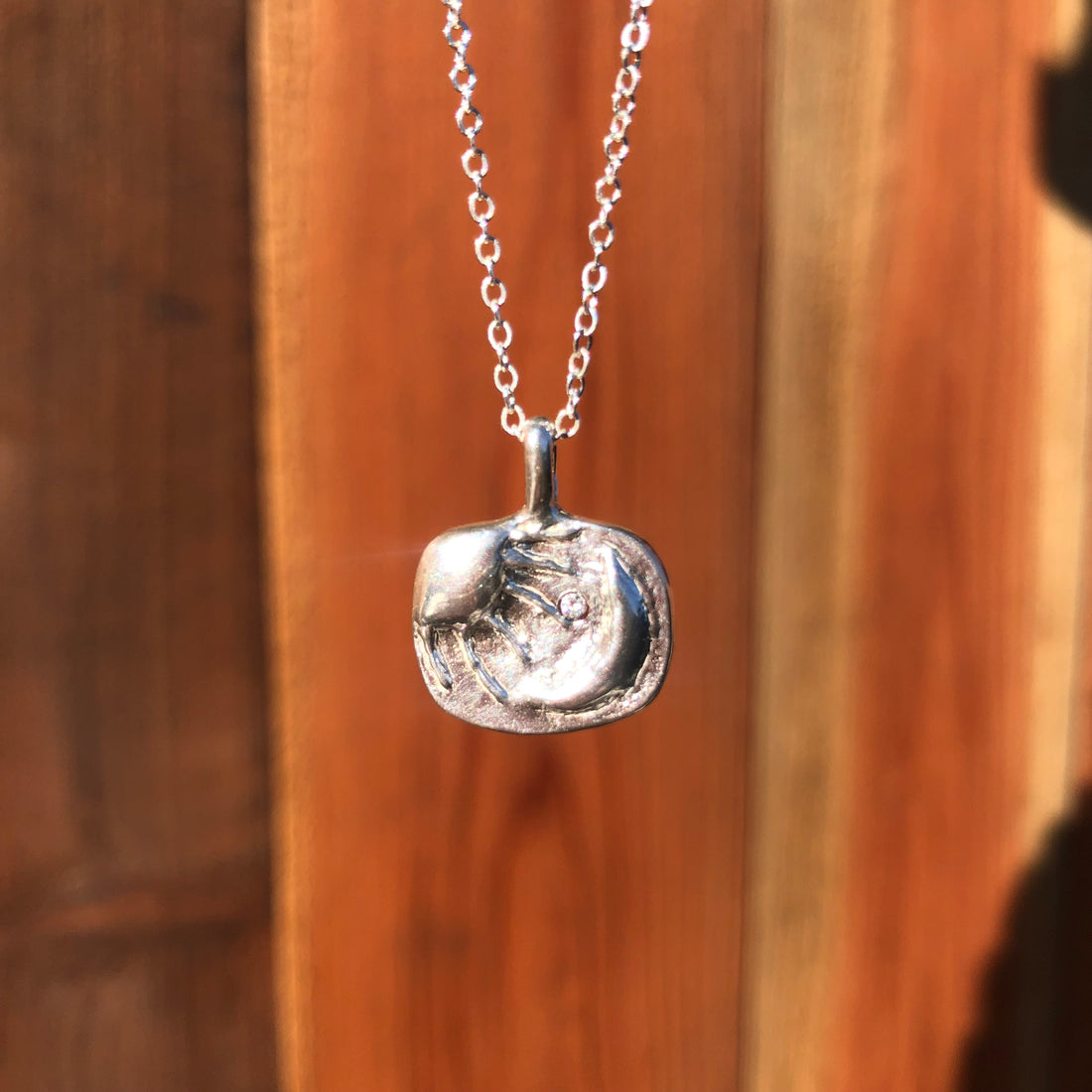 Silver Celestial Diamond Necklace