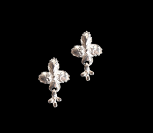 Silver Ros Earrings