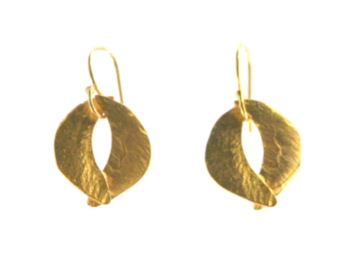 Delores Tiny Sculptured Organic Earrings