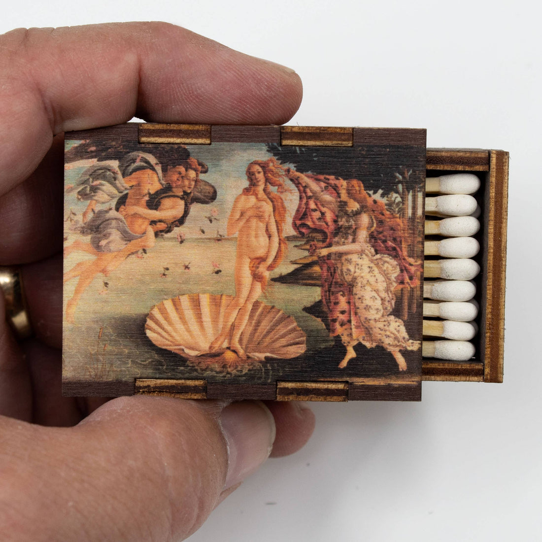 Matches • Birth of Venus Wooden Matchboxes  • Home Decor