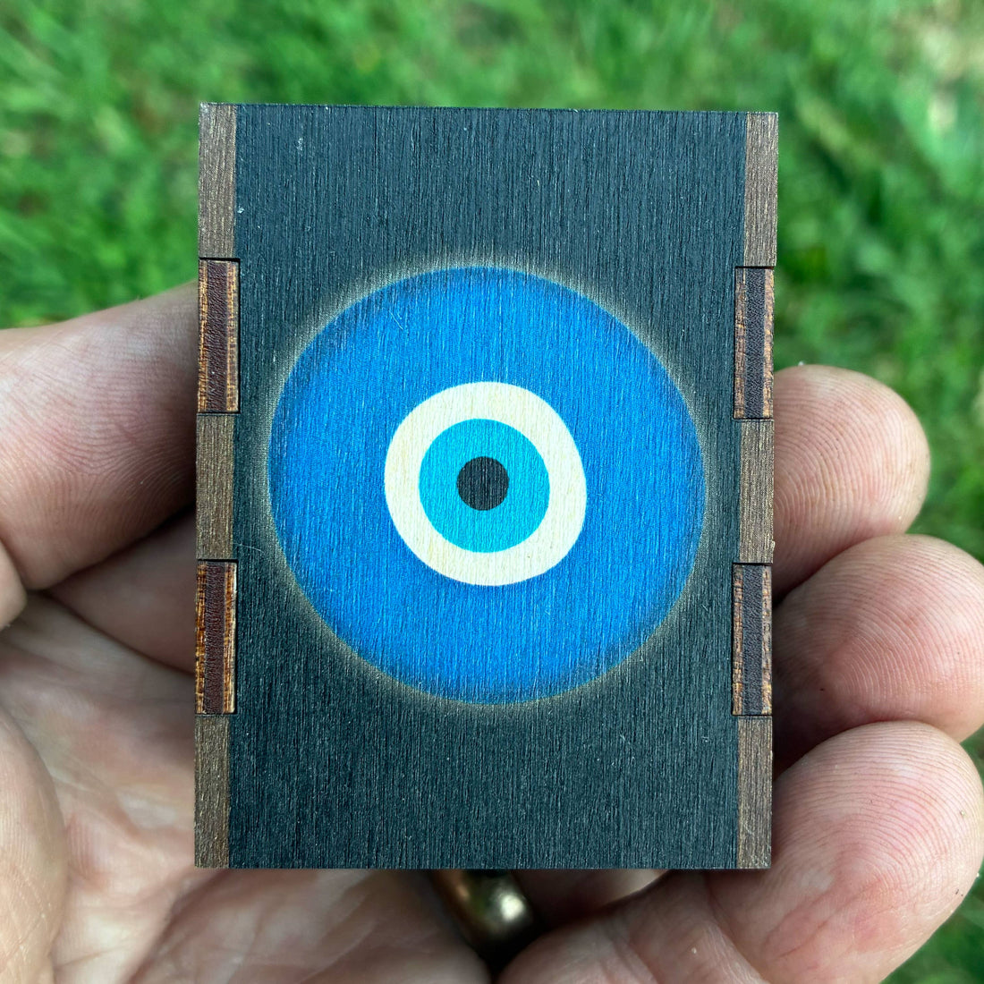 Evil Eye Wooden Matchboxes