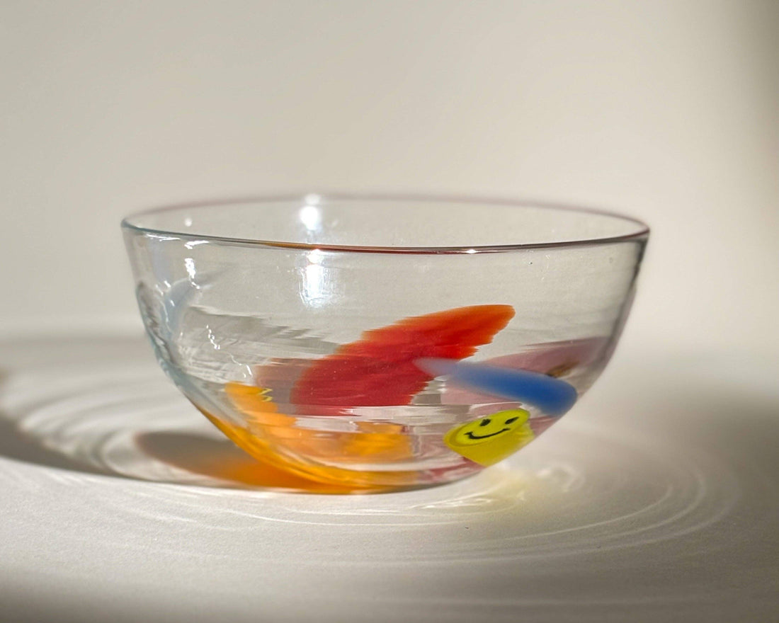 Snack Bowl: Classic (Amber + Pink)