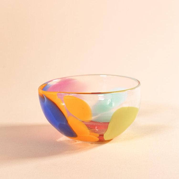 Snack Bowl: Classic (Amber + Pink)