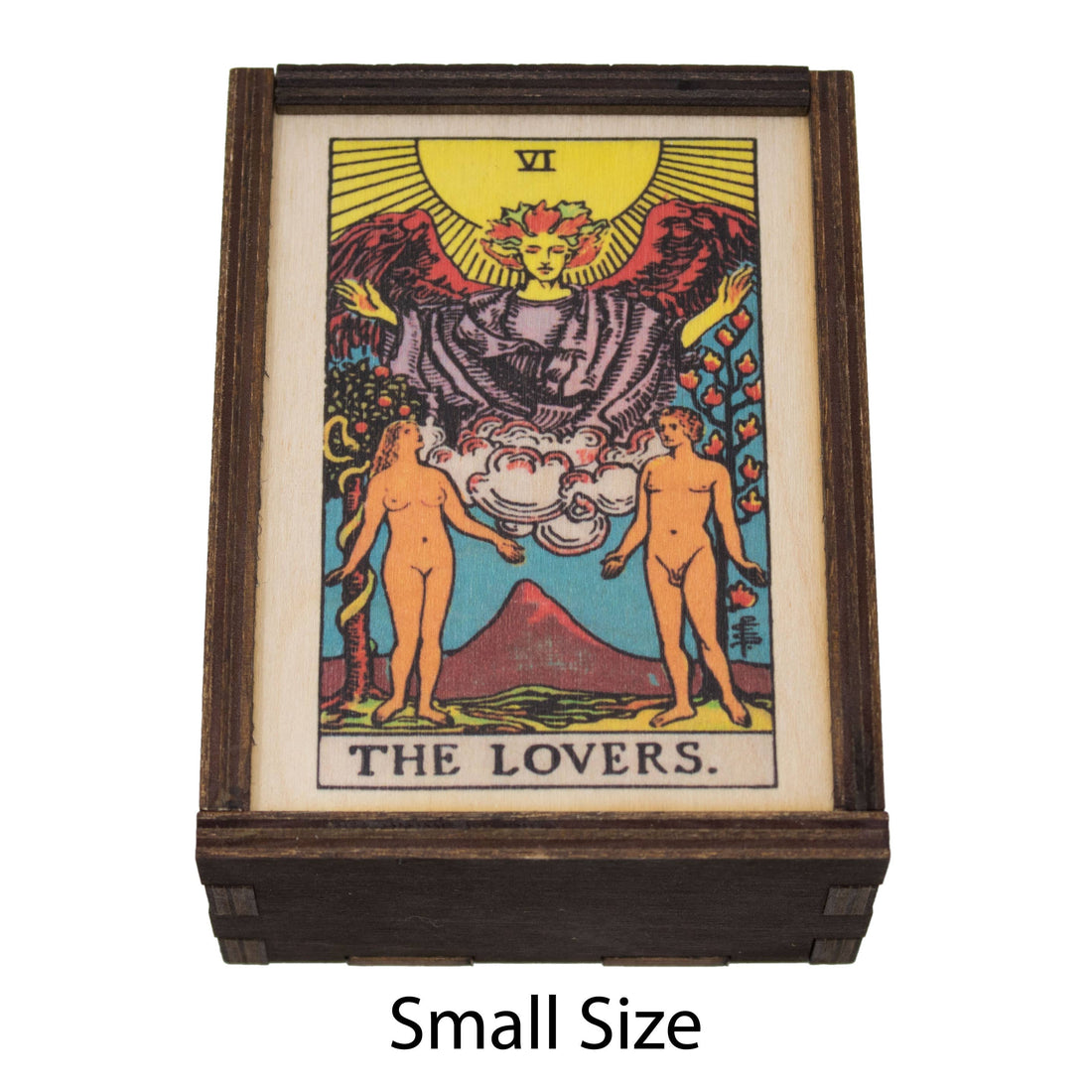 Tarot - 6 - The Lovers Full Color Stash Box: 4"x6"
