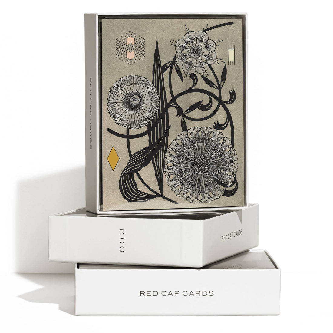 Floral Geometry everyday greeting card: Singles