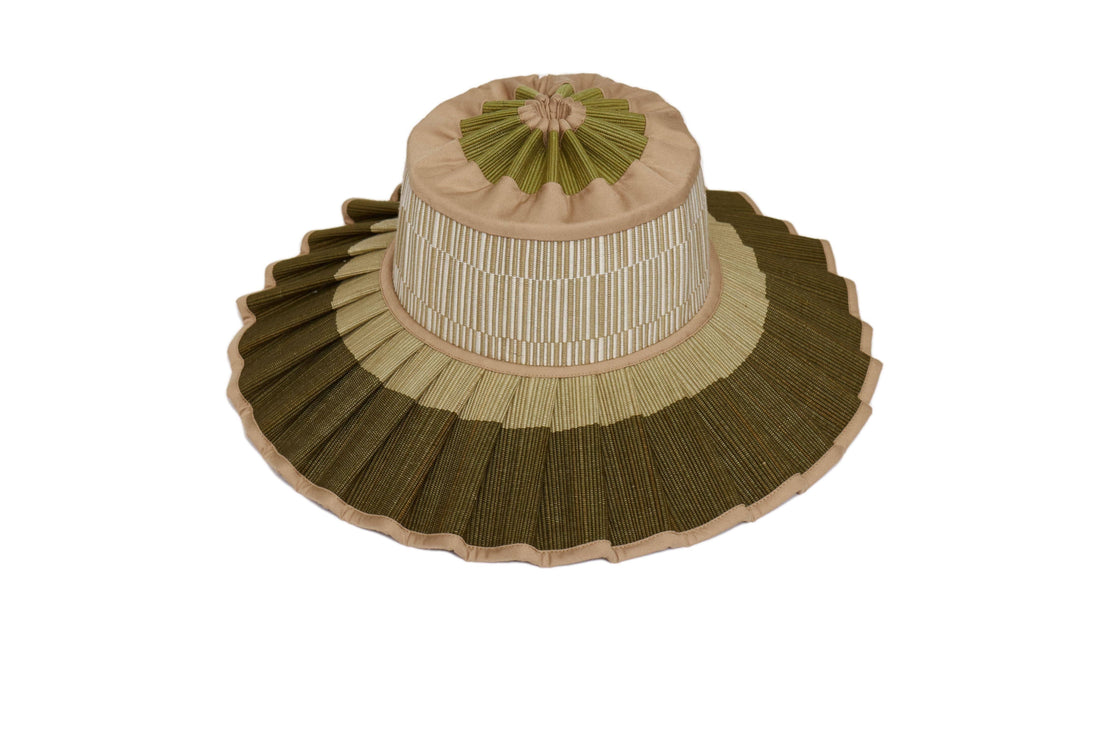 Royal Palm | Luxe Capri Hat: Maxi / CS/BBK / Medium