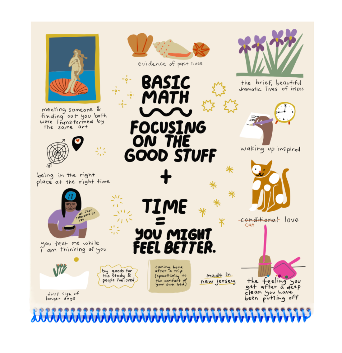 2026 Only Good Things 12-Month Wall Calendar