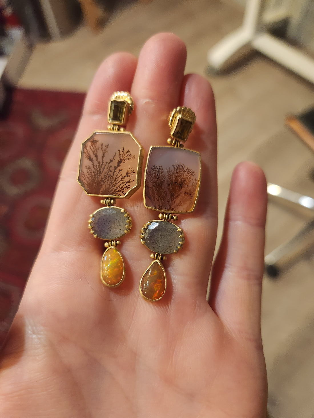 Autumnal Earrings - One of a Kind