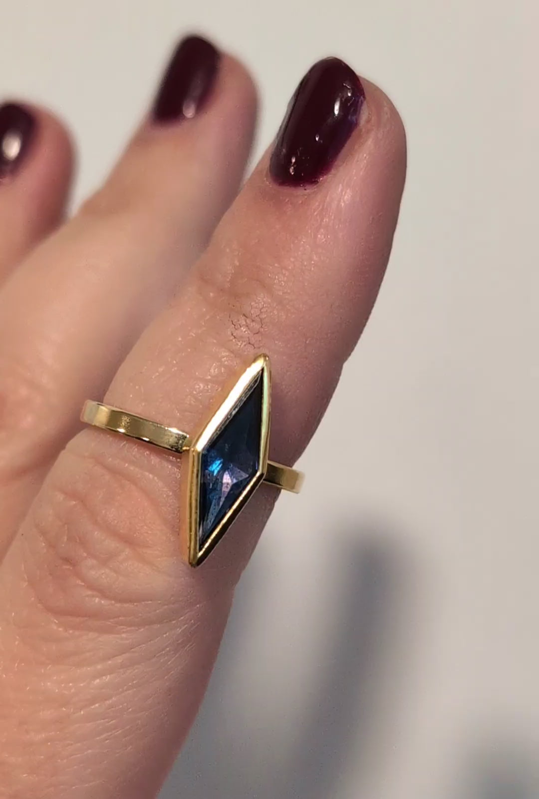 Sapphire Lozenge Ring