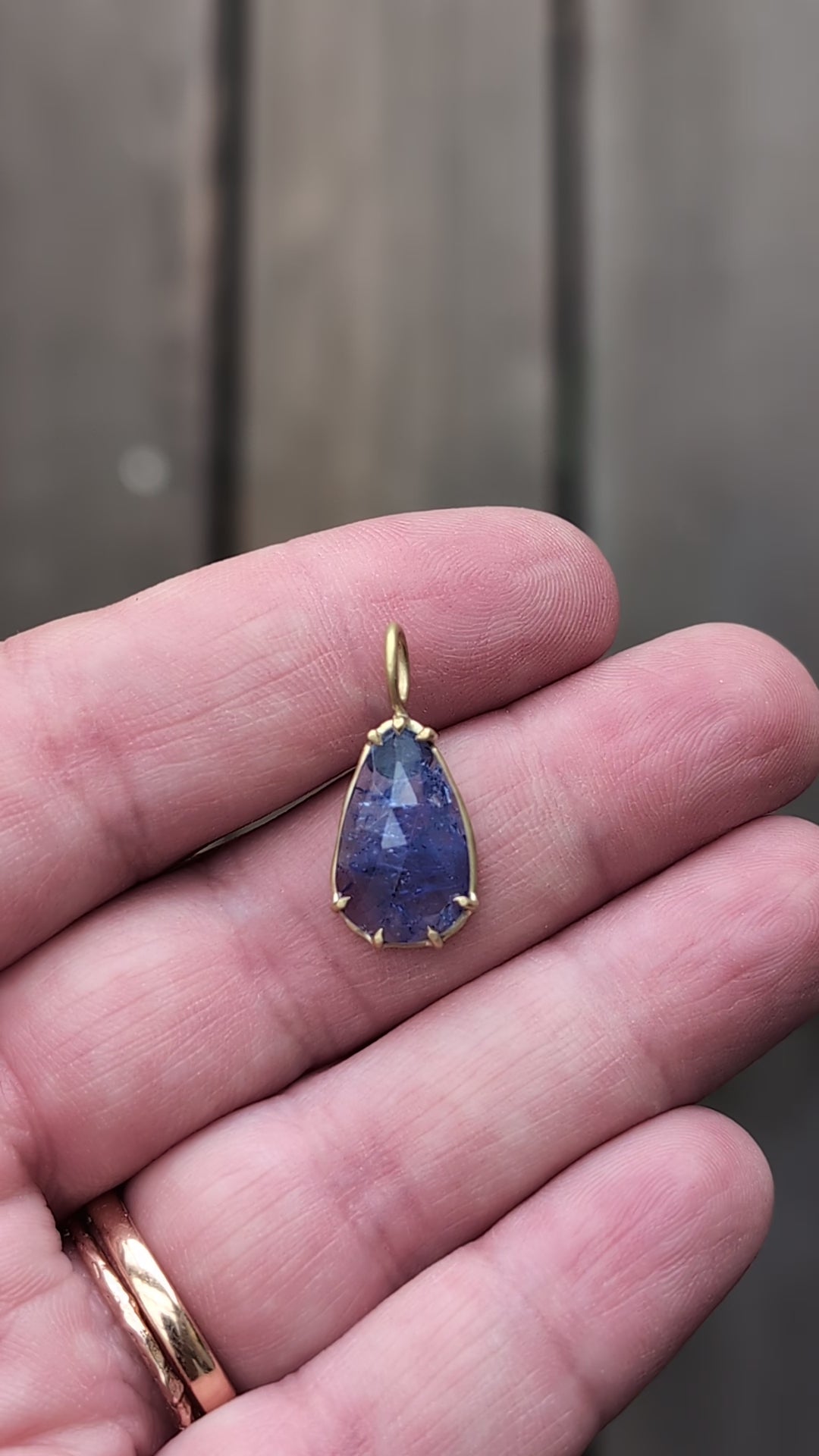 Tanzanite Basket Pendant 3.5CT -  One of a Kind