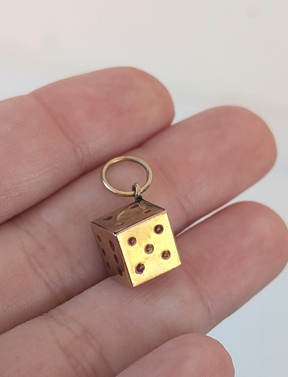 Vintage Dice Charm