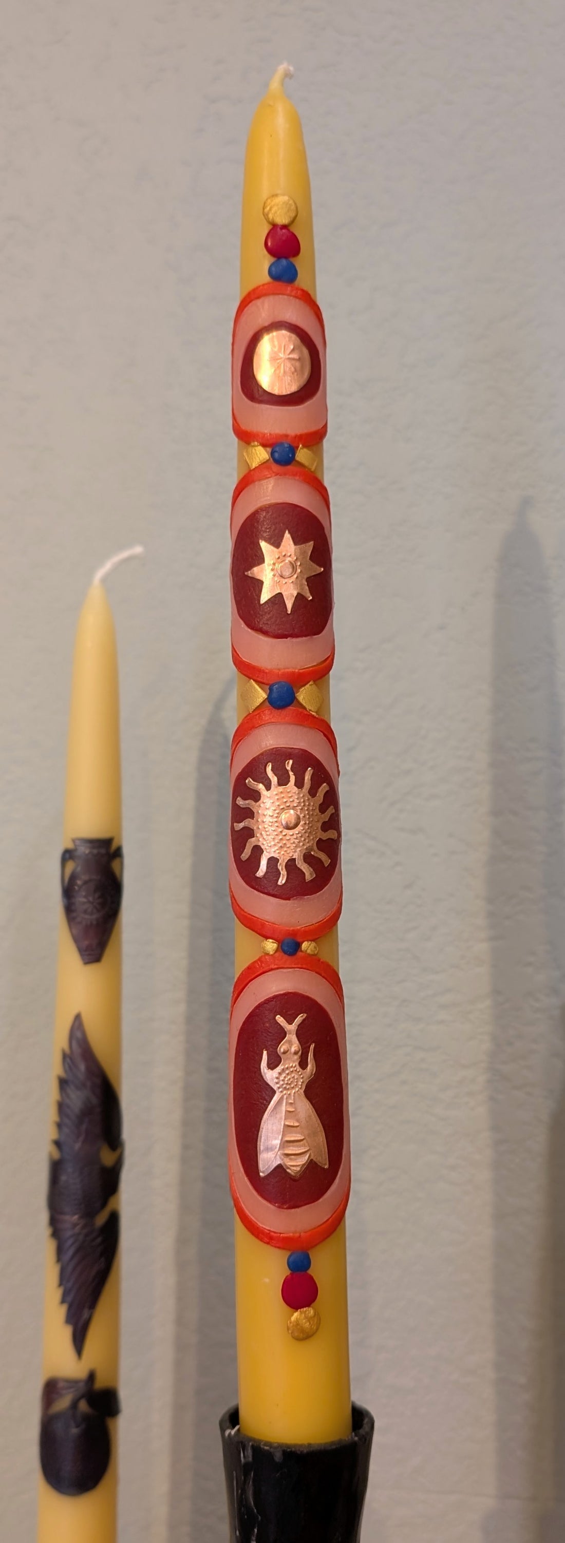 Catherine Sieck Stained Glass Tapers