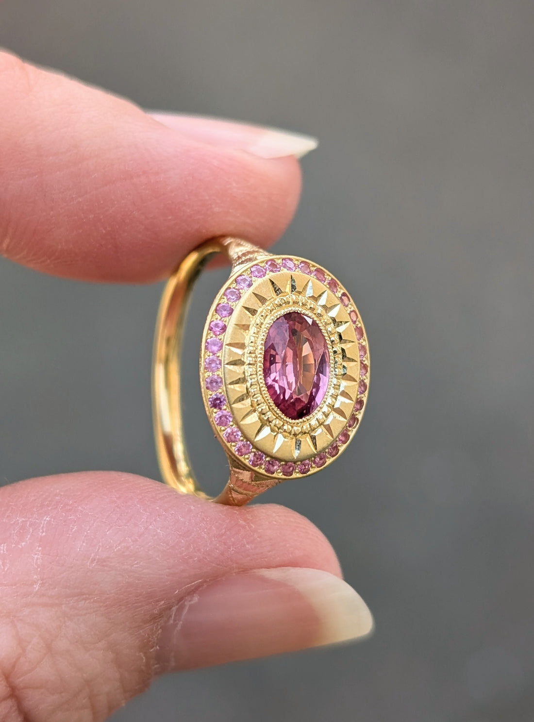Aphrodite Ring - 1.23CT Sapphire