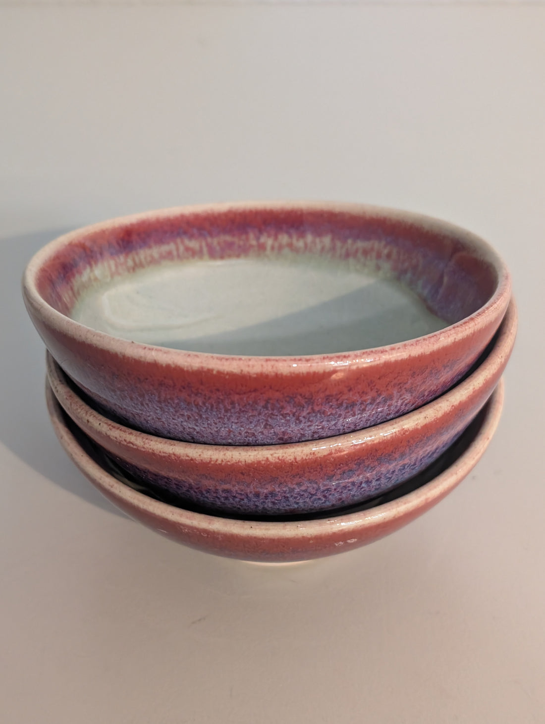 Vintage Japanese Red Purple Bowl