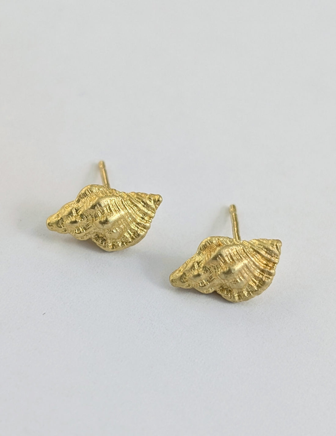 18k Divine Conch Studs