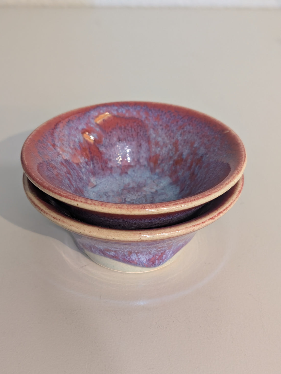 Vintage Japanese Red Purple Small Bowl