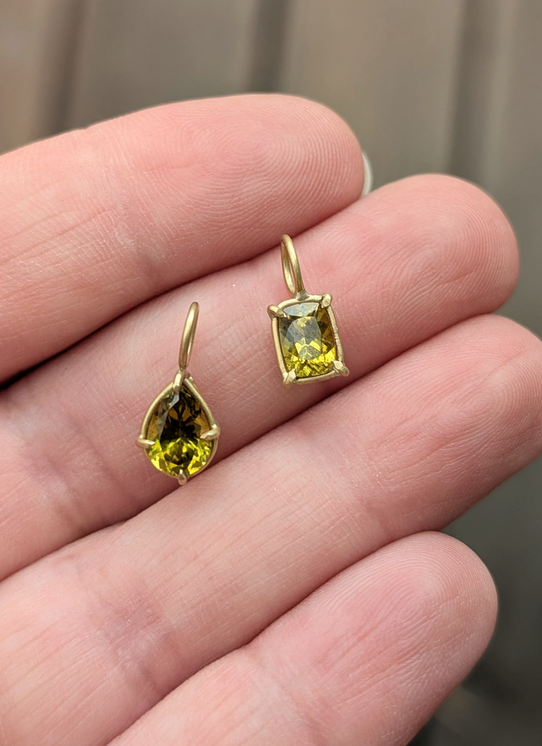 Vesuvianite Basket Pendant 0.65CT -  One of a Kind