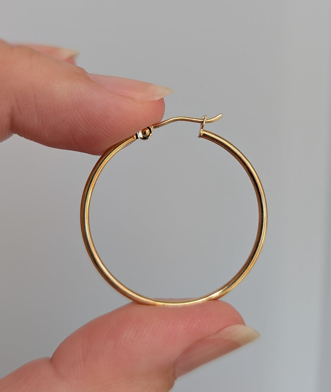 30mm Standard Hoops - 14k