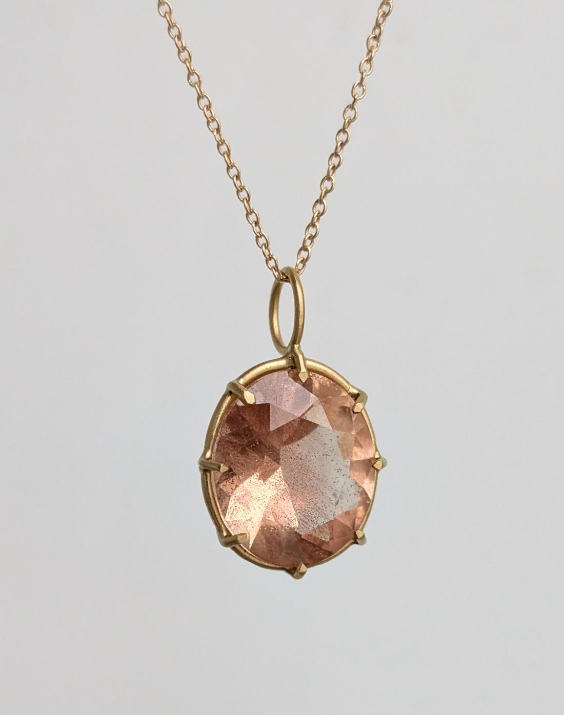 Sunstone Basket Pendant 6.24CT- One of a Kind