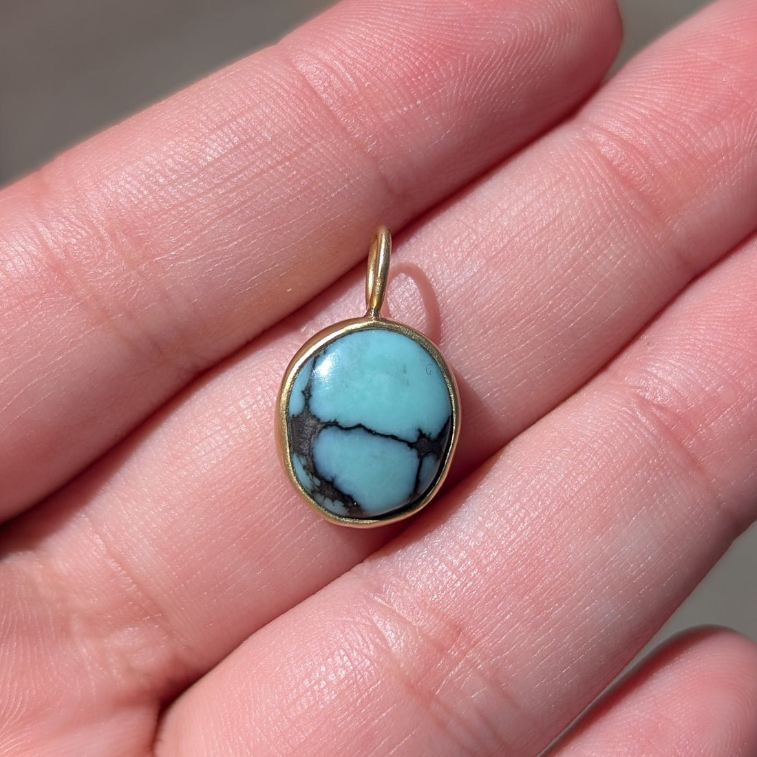 Variscite Bezel Pendant 6.29ct - One of a Kind