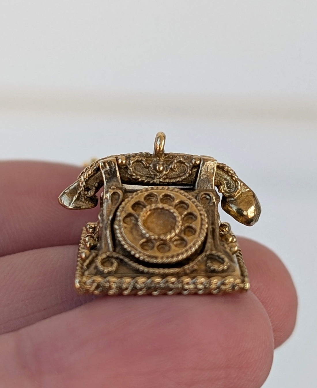 Vintage Telephone Charm