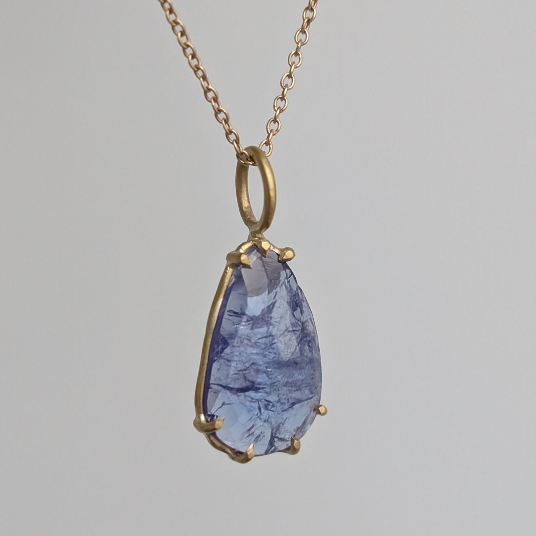 Tanzanite Basket Pendant 3.5CT -  One of a Kind