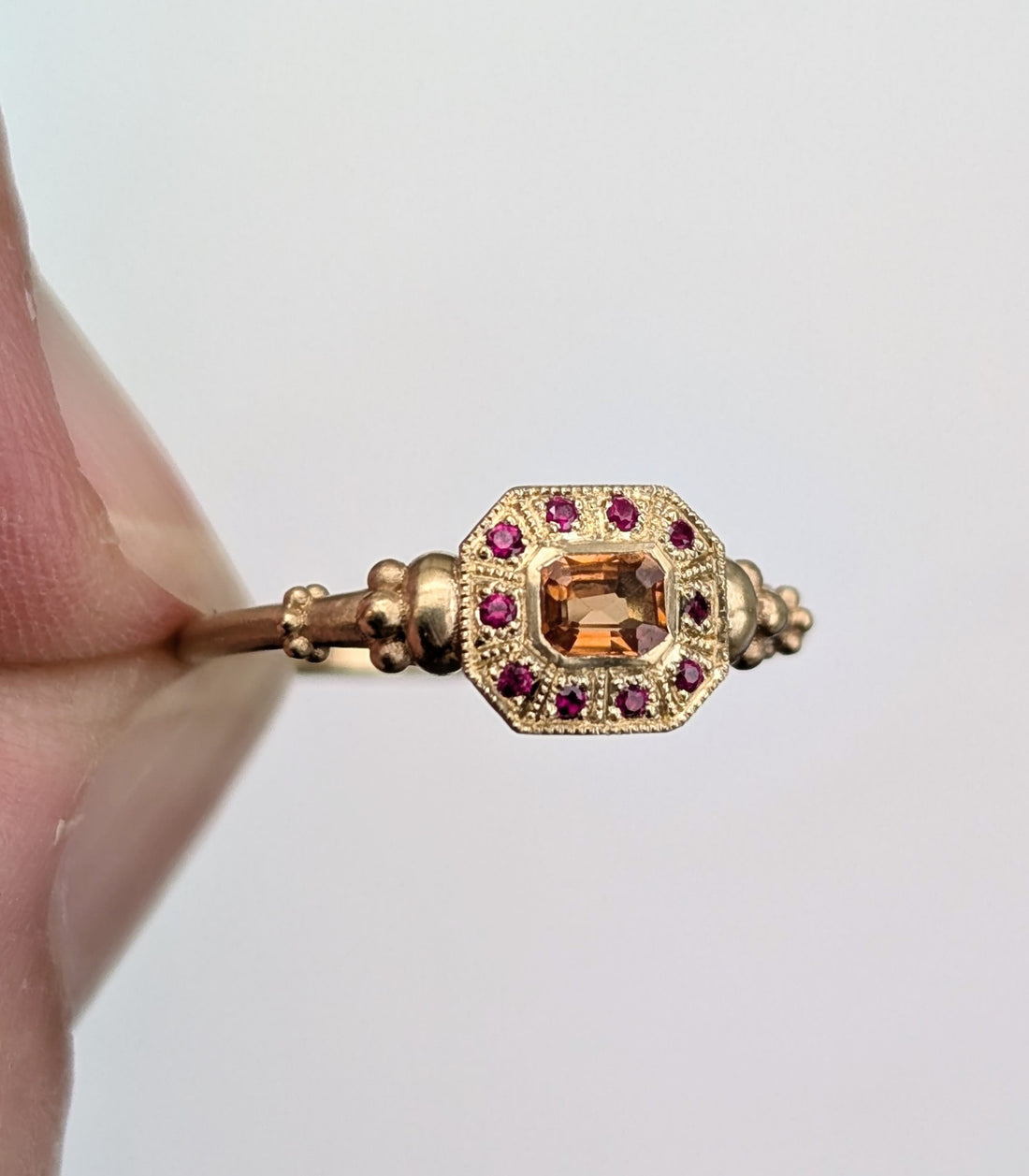 Yellow Sapphire Chromatique Ring- 0.27CT Sapphire