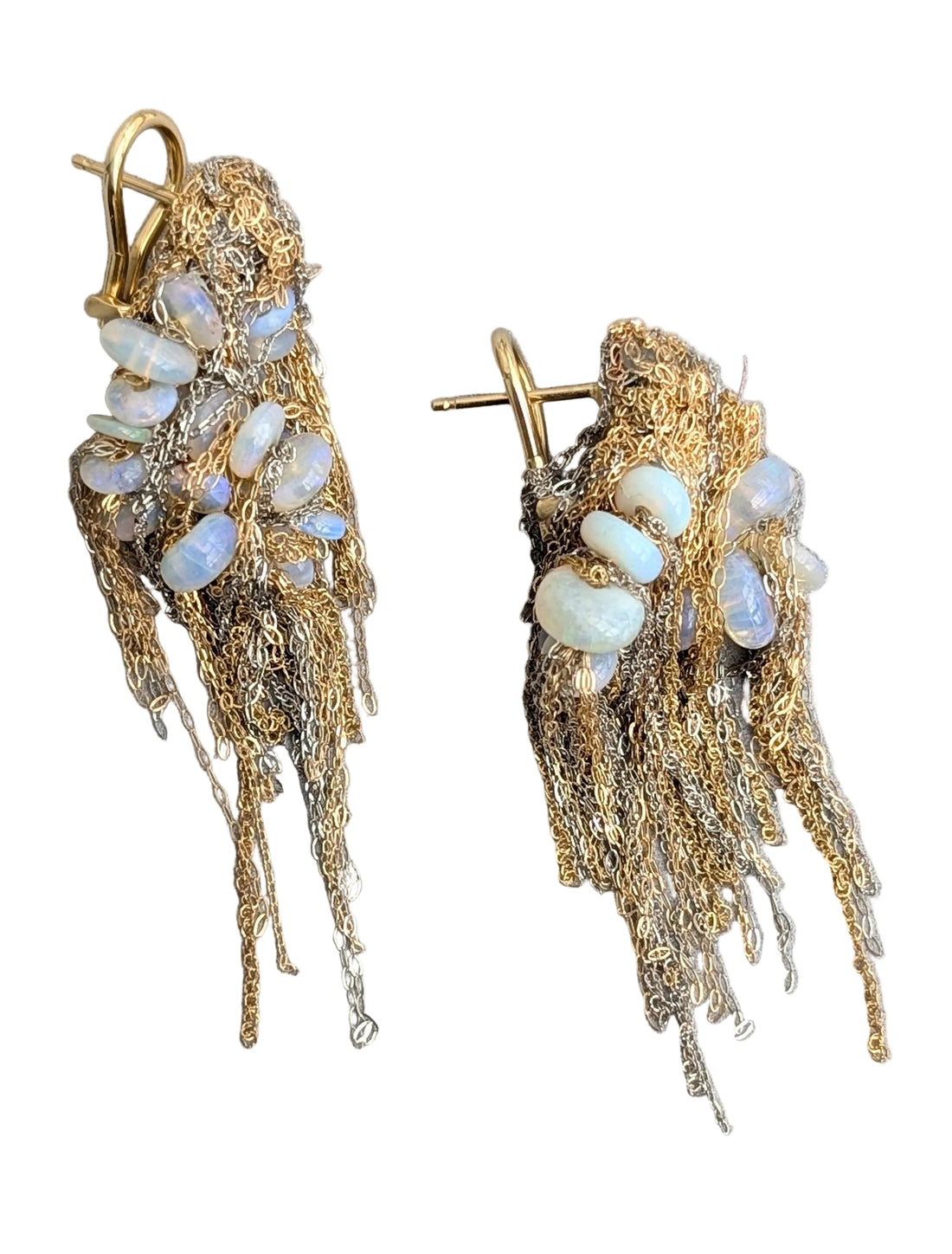 Black Opal Earrings