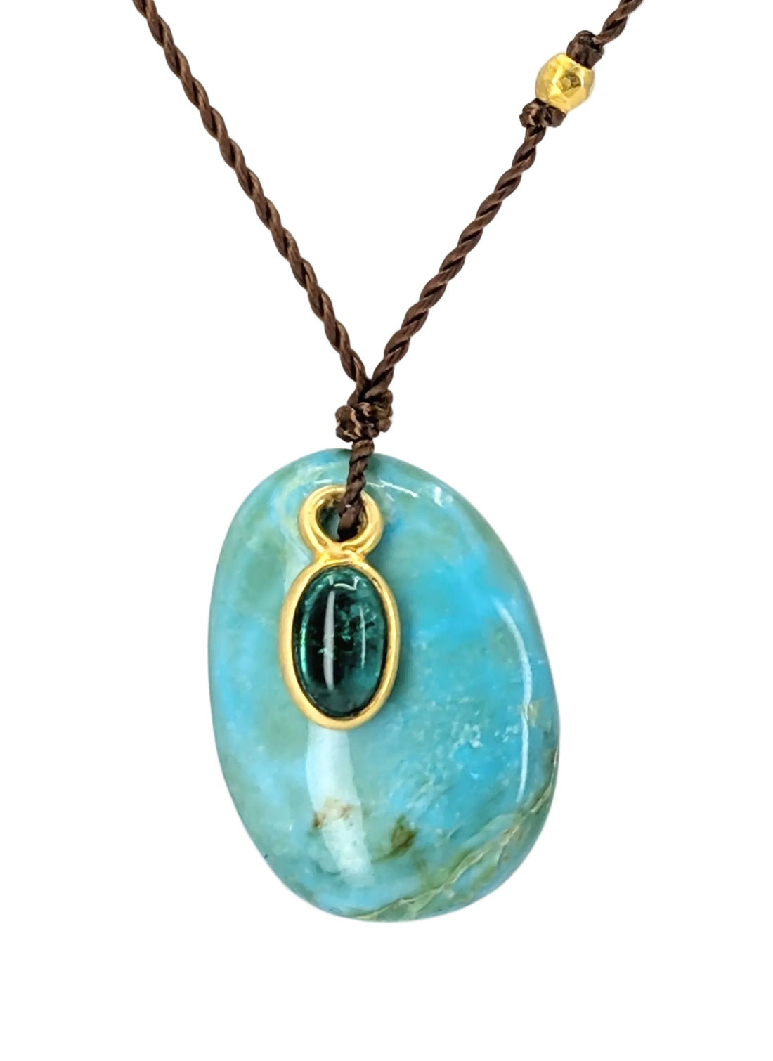 Turquoise + Emerald 18k