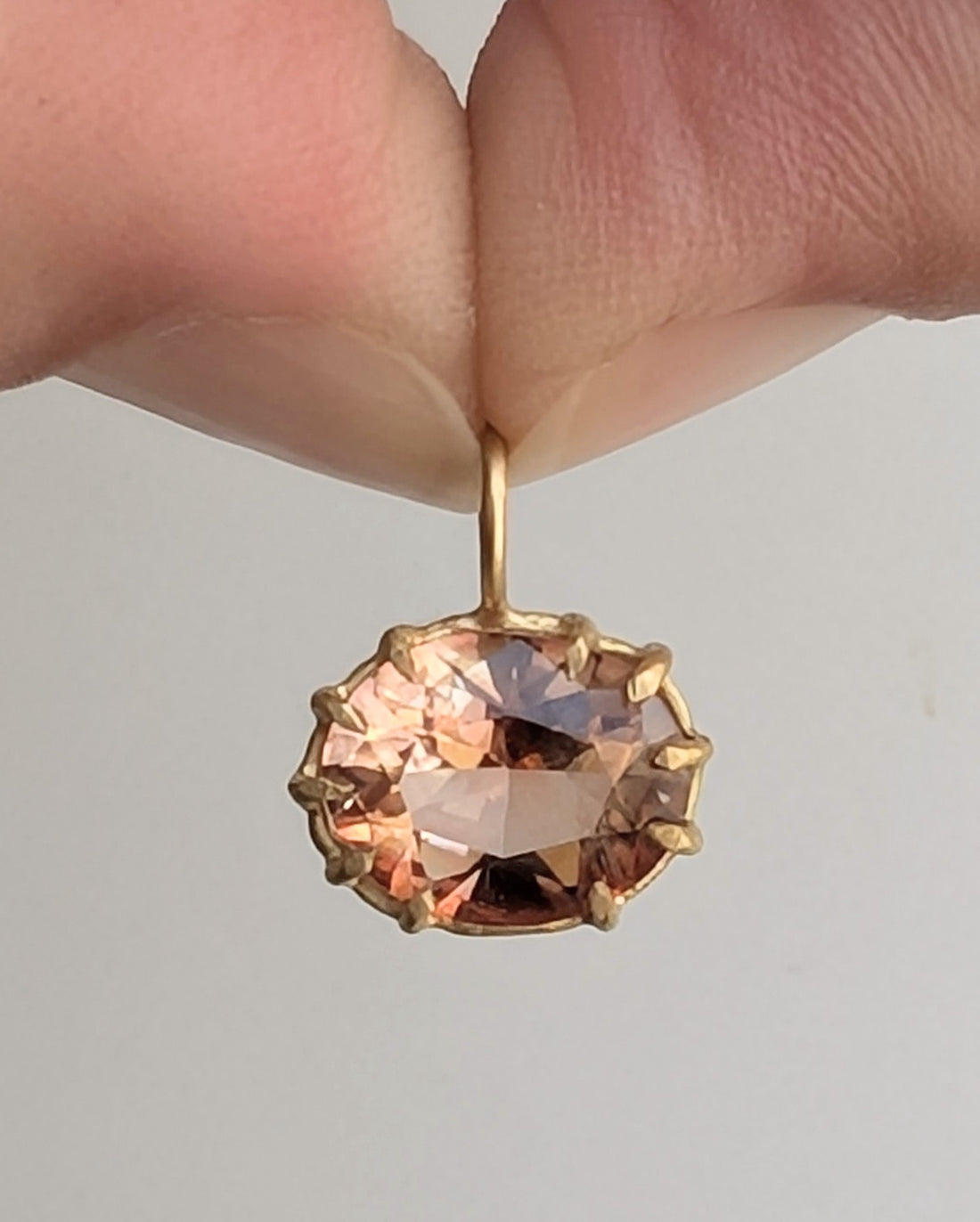 E/W Sunstone Basket Pendant - Limited Edition